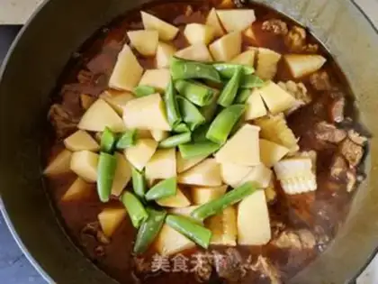 Make Roasted corn potatoes, ribs step 16