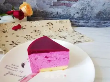 Make Flamingo mousse cake step 9