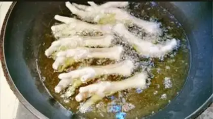 Make Tiger chicken claws step 2