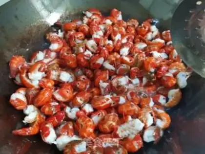 Make Garlic lobster tail step 2