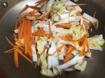 Make Seafood silk step 10