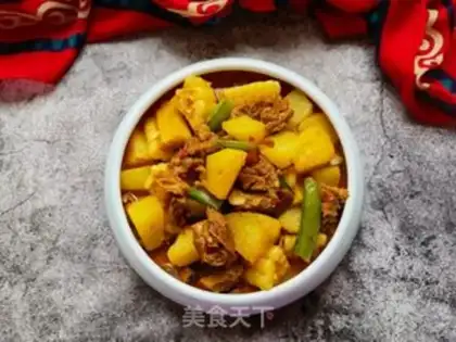 Make Roasted corn potatoes, ribs step 20