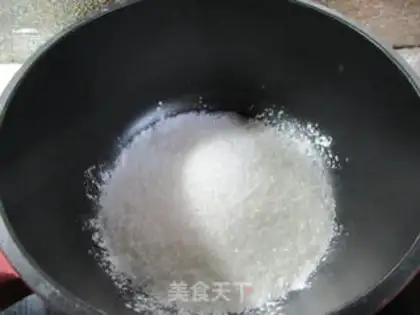 Make Peach popsicle step 1