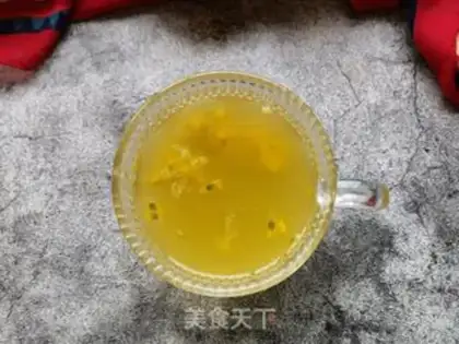 Make Bronze lemon honey water step 4