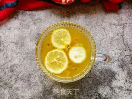Make Bronze lemon honey water step 5