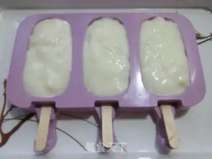 Make Peach popsicle step 7