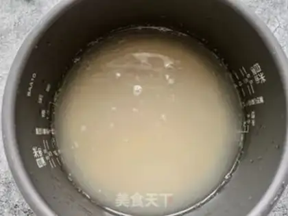 Make Quail rice congee step 4