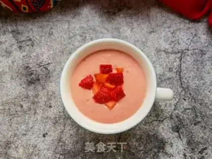 Make The papaya strawberries step 7