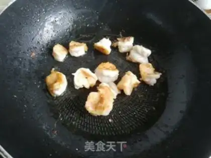 Make Shrimp balls, beans, eggs step 5