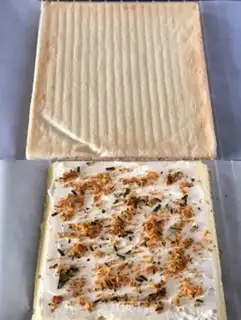 Make Meat pine rolls step 6