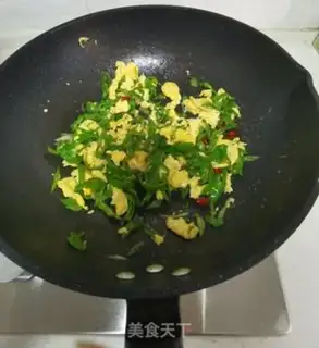 Make Pepper fried eggs step 8