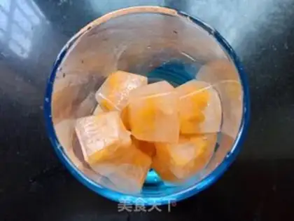Make Mango bubble water step 5