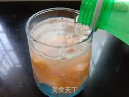 Make Mango bubble water step 6