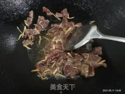 Make Scrambled beef step 3