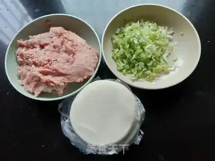 Make The dumplings step 0
