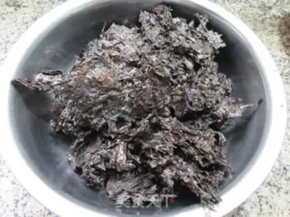 Make Homemade sesame moss step 1