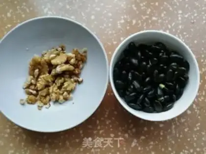 Make walnut mashed beans step 0