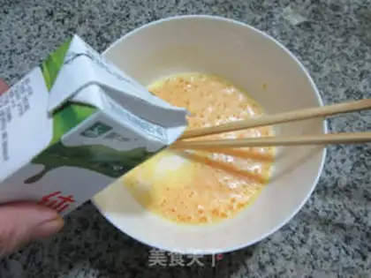 Make Bean milk egg pudding step 2