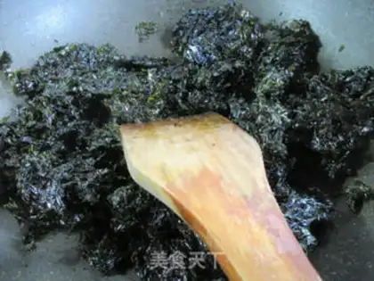 Make Homemade sesame moss step 3