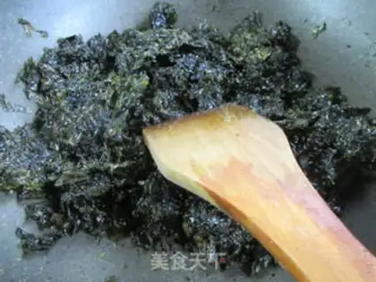 Make Homemade sesame moss step 6