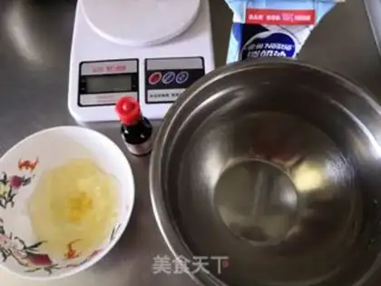 Make Tea mousse cake step 1