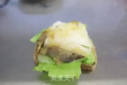 Make Cod toast salad lunch step 4