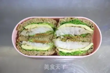 Make Cod toast salad lunch step 9