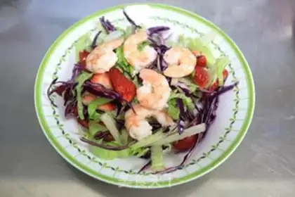 Make Cod toast salad lunch step 10