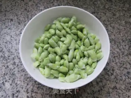 Make A salted corn grain of fried beans step 1