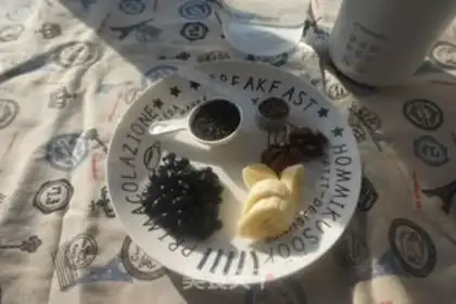Make Black sesame pecan walnut soy step 0