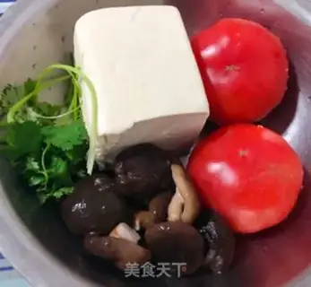 Make Tomato mushroom tofu step 0