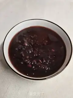 Make Black rice congee step 4