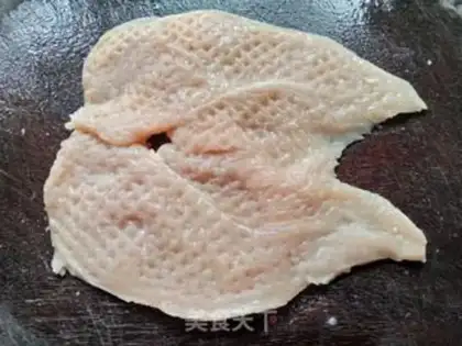 Make Fried chicken chest step 1