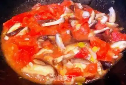 Make Tomato mushroom tofu step 6
