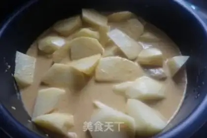 Make Coconut curry chicken step 5