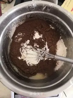 Make Chocolate marfin step 1