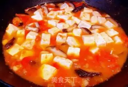 Make Tomato mushroom tofu step 8