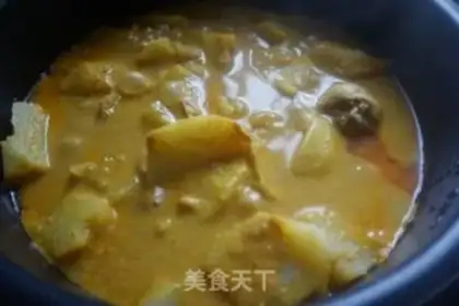 Make Coconut curry chicken step 7