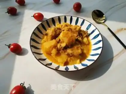 Make Coconut curry chicken step 8