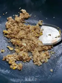 Make Fake egg fried rice step 4