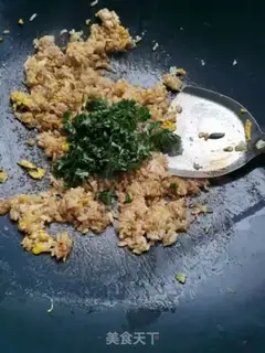 Make Fake egg fried rice step 5
