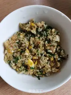 Make Fake egg fried rice step 7