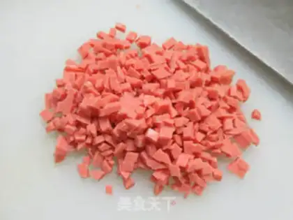 Make Ham sausage and egg burns step 1