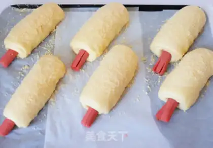 Make Cheese ham bread step 9
