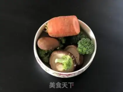 Make Vegetable cod cake step 1