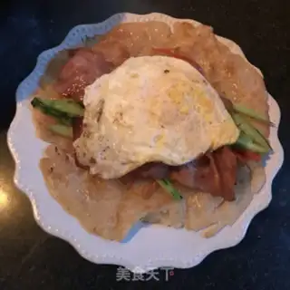 Make Bacon egg grab cake step 6