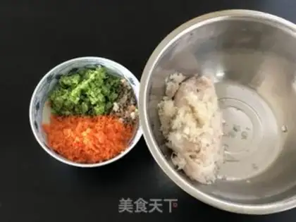 Make Vegetable cod cake step 3