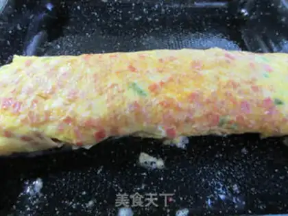 Make Ham sausage and egg burns step 9