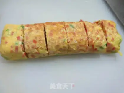 Make Ham sausage and egg burns step 10