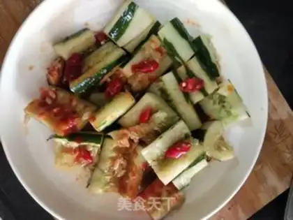 Make Chili chilled cucumber step 4